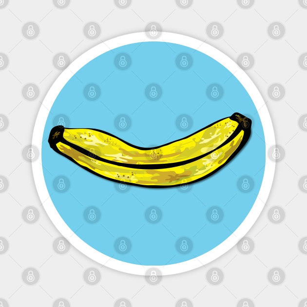 Banana Smile Magnet by FairlyFeralFriends